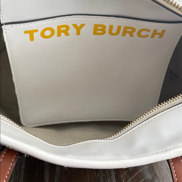 Tory Burch Gemini Link Daisy Appliqué small tote bag - Picture 9 of 14